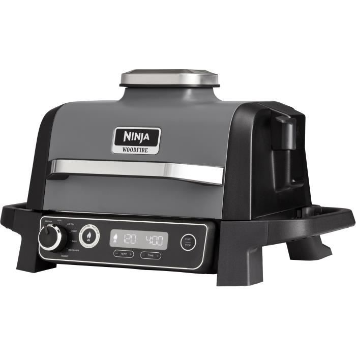 NINJA Electric Barbecue and Smoker - Woodfire OG701EU - 7 Cooking Programs