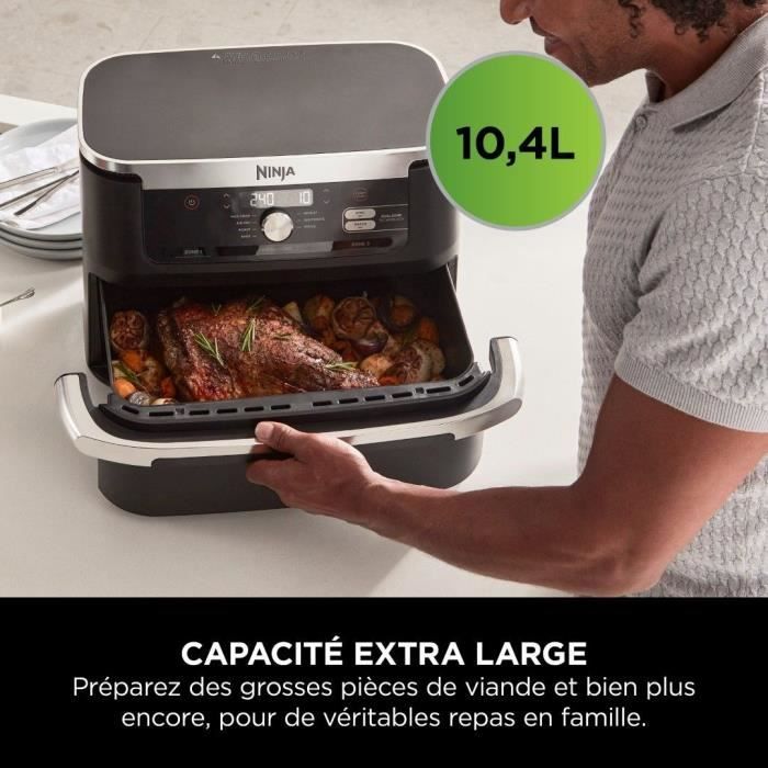 NINJA Foodi Flex AF500EU Air Fryer - 10.4 L Capacity - 2470W - 7 Programs