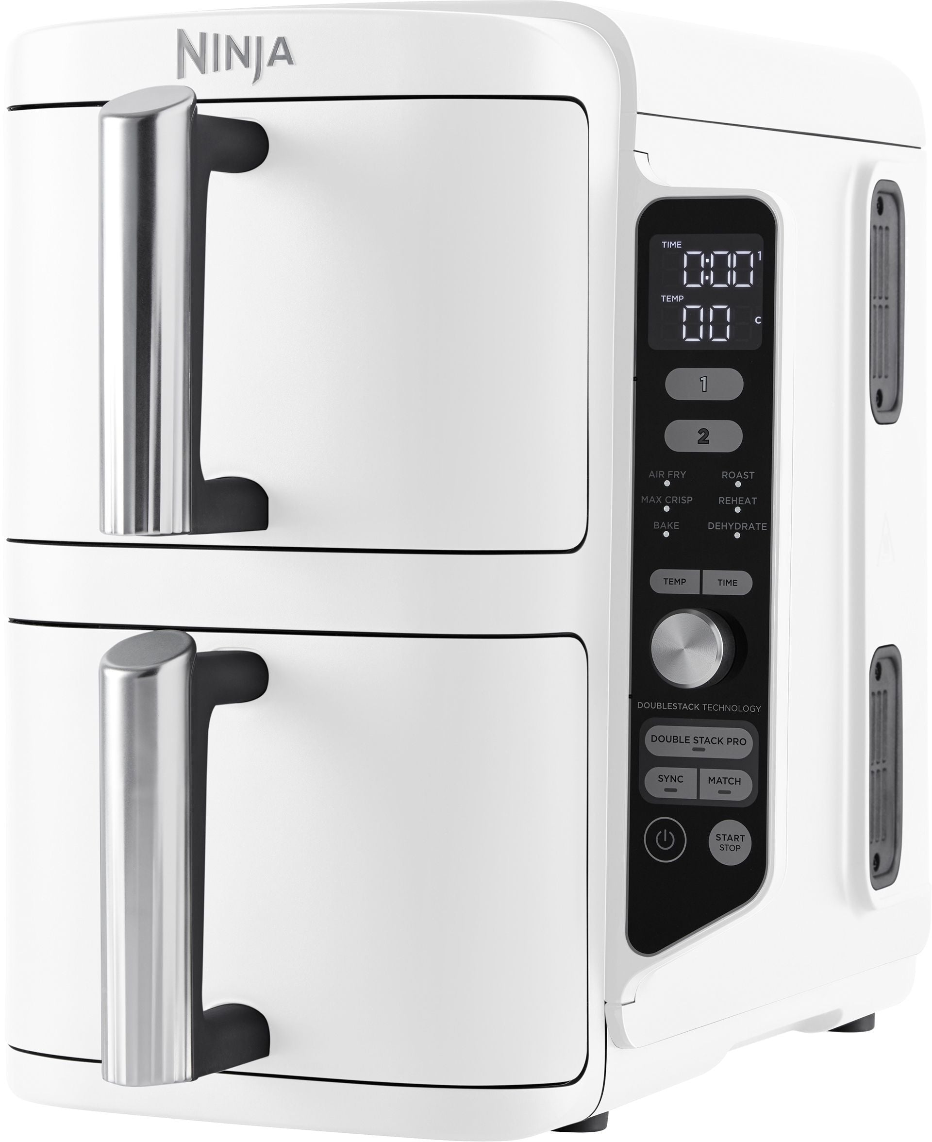 NINJA Air Fryer - Double Stack XL - 9.5 L - 6 Cooking Programs - SL400EUWH