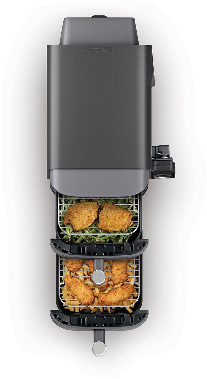 NINJA Air Fryer - Double Stack XL SL451EU - 9.5 L Capacity - 6 Cooking Programs - Temperature Probe - 2470W
