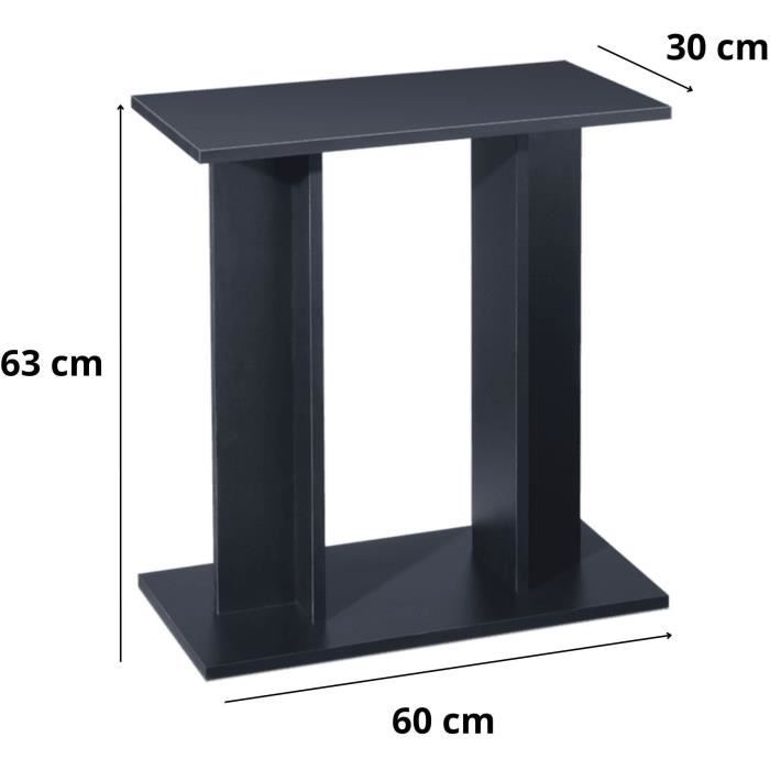 60 cm Black Aquarium Cabinet - Ciano Black