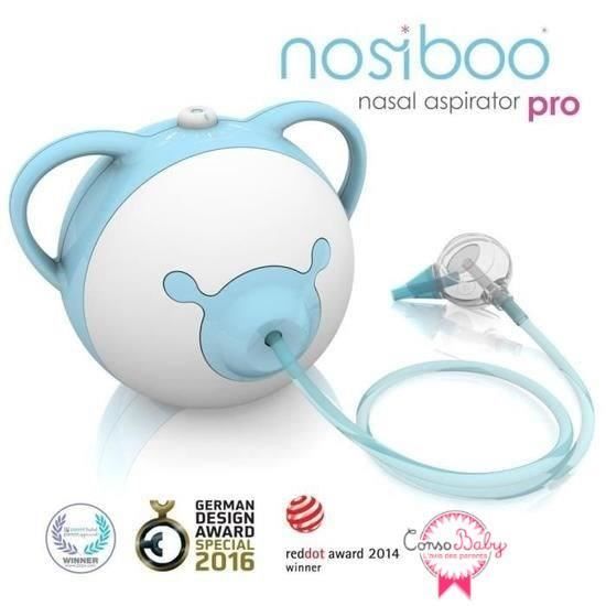 NOSIBOO Pro Electric Baby Nasal Aspirator - Blue