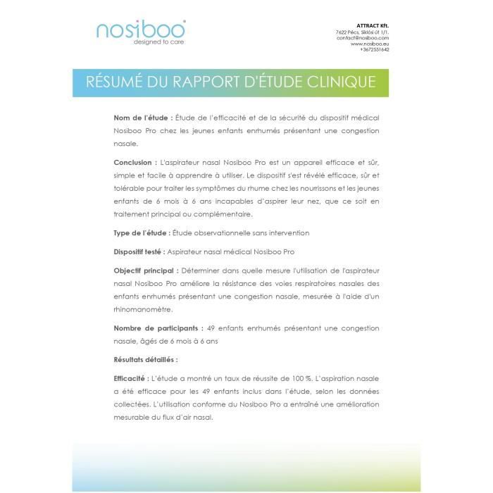 NOSIBOO Pro Electric Baby Nasal Aspirator - Blue