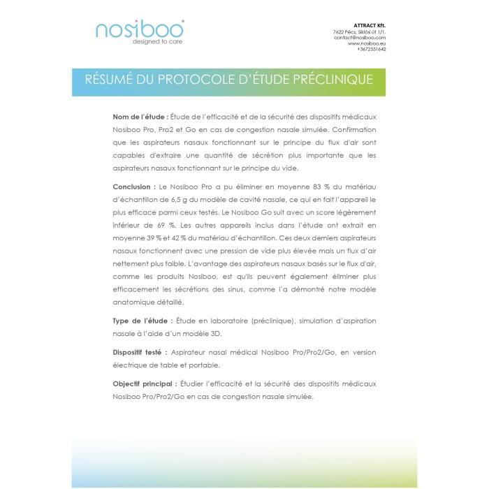 NOSIBOO Go Portable Electric Baby Nasal Aspirator