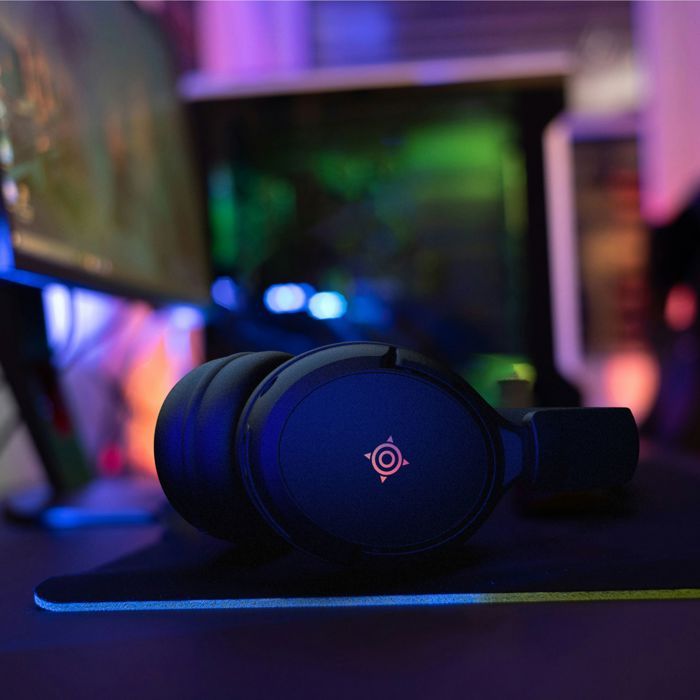Casque gamer sans fil - NOVA GAMING - Atlas - Micro amovible - LED RGB - Noir
