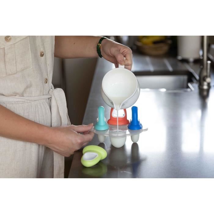 Moules a glace - NUBY - Fruitsicles - 4 bâtonnets