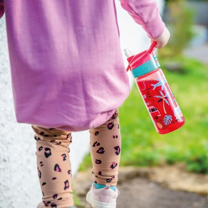 NUBY Set of 2 Water Bottles - Super Quench - 540 ml - Pink