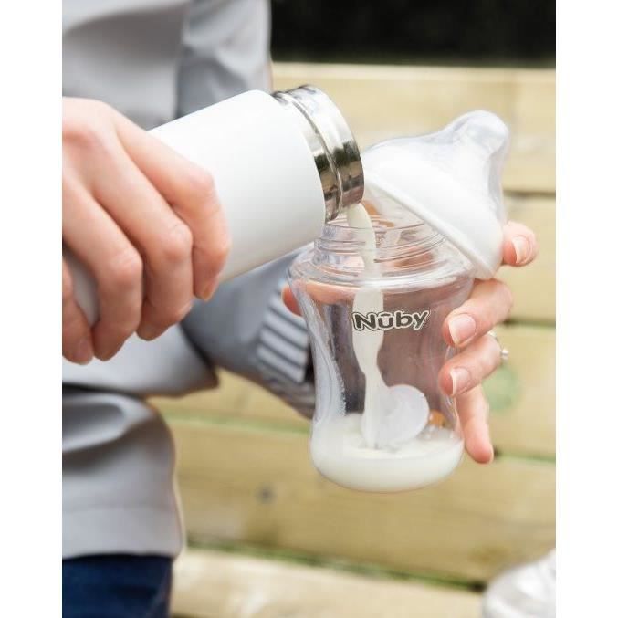 Préparation biberons - NUBY - RapidCool - Pret en 2 min - Blanc