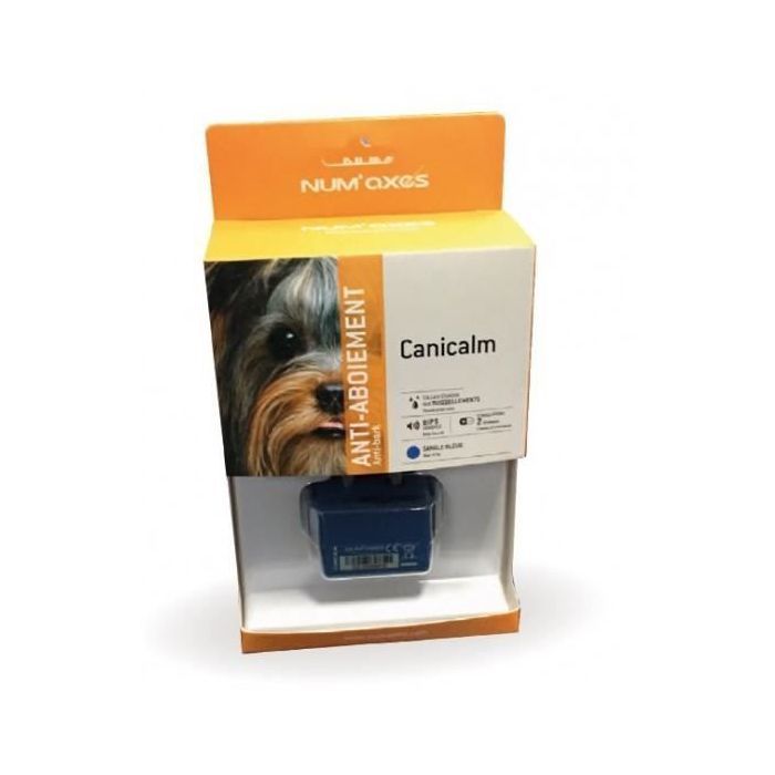 NUM'AXES Anti-Barking Collar - CANICALM - Adjustable Stimulation