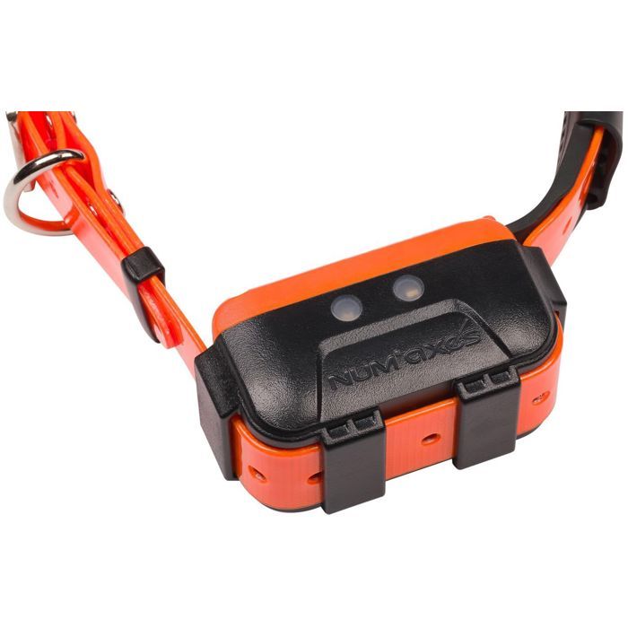 NUM'AXES CANICOM GPS 2 - Collar Only - GPS Tracker - Black/ Orange