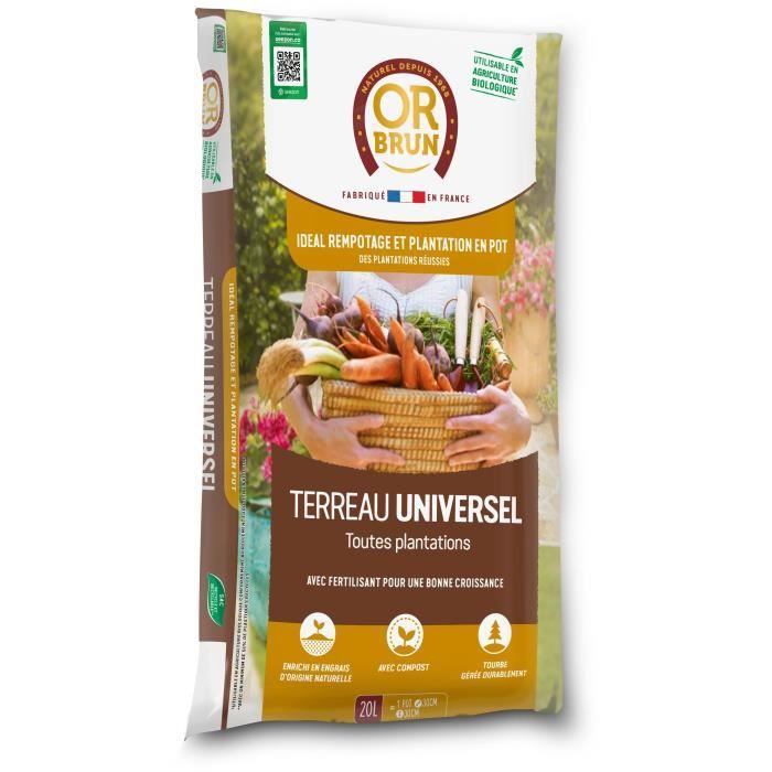 OR BRUN Universal Potting Soil 20 L - OBRTUNI20N