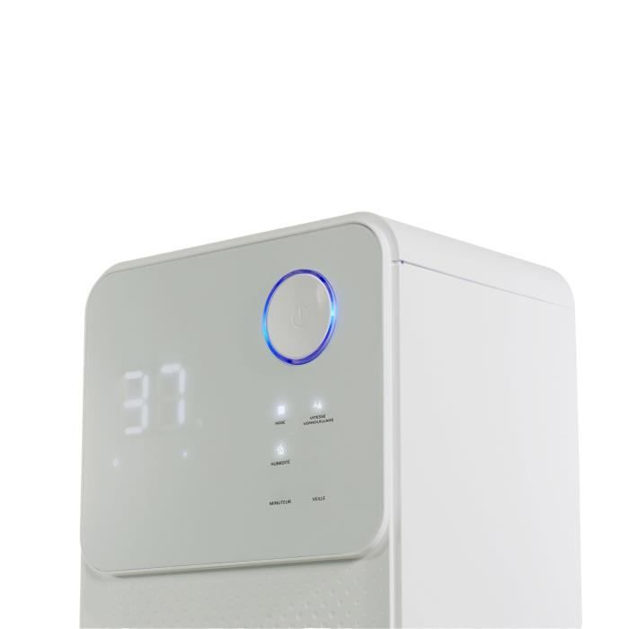 OCEANIC Electric Dehumidifier - 12 Liters/Day Extraction - Clothes Dryer Function - LED Display