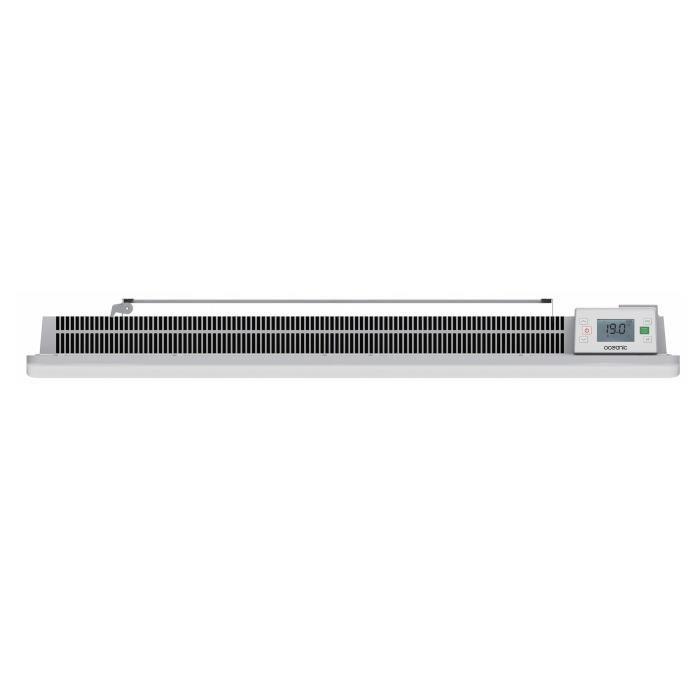 OCEANIC Rubis 2000W Ceramic Dry Inertia Electric Radiator - Curved Design - White - NF