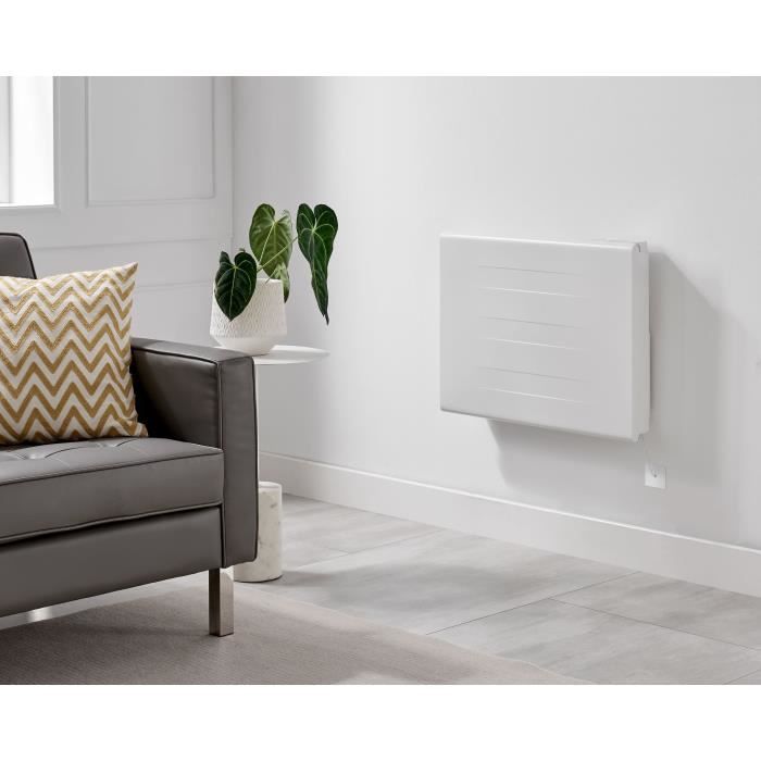 OCEANIC Fixed Electric Radiator - Dual Heating Core - 1000W - Matte White