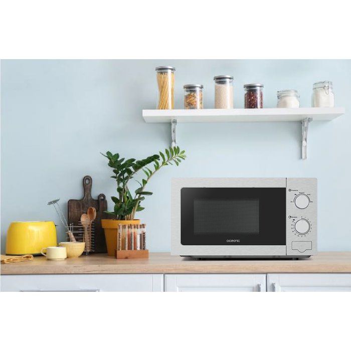 OCEANIC MO20S Microwave - 20 L - 700W - Silver L45x H24 P32