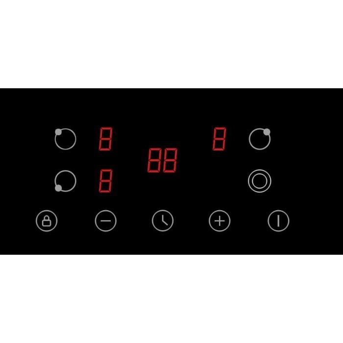 OCEANIC OCEAV3Z60 Ceramic Hob - 3 Burners - 56 x 49 cm 3-burner