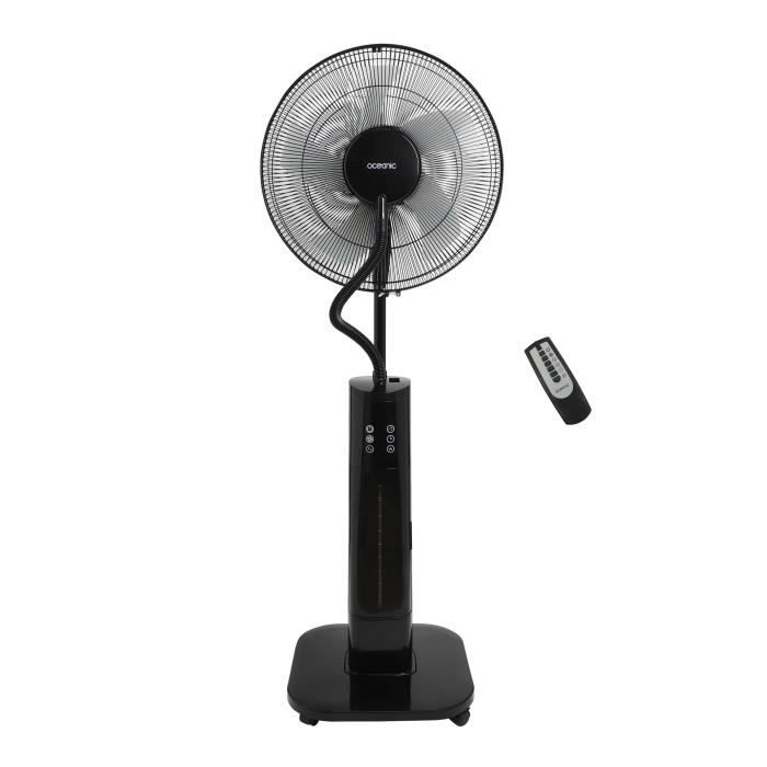 OCEANIC 2-in-1 Pedestal Misting Fan - Ø44 cm - 70W - 2 L - Remote Control - Timer