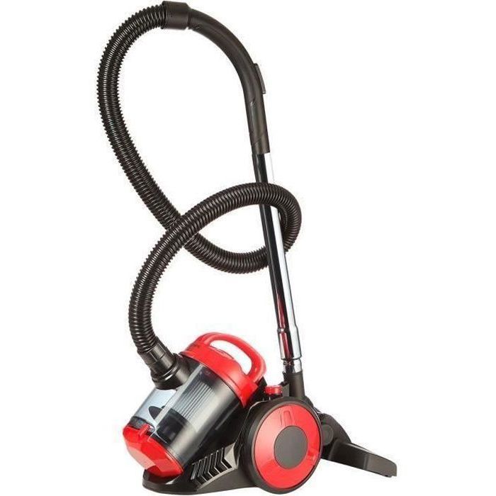OCEANIC Bagless Vacuum Cleaner - VC10RBAX2 - 700W - 80dB - Red