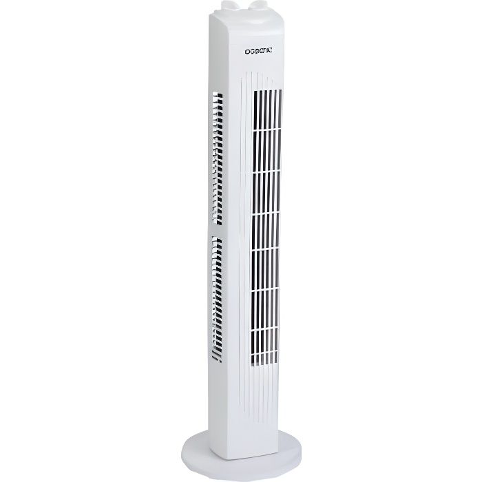 OCEANIC Column Fan - 45W - Height 78 cm - 3 Speeds - Oscillating - White