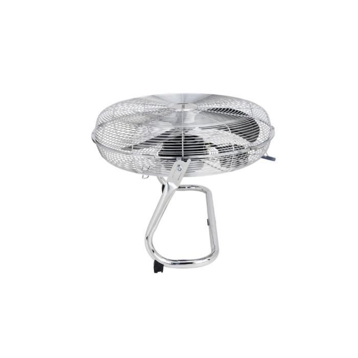 OCEANIC Industrial Floor Fan - 120 W - 3 Speeds - Ø 45 cm - Chrome