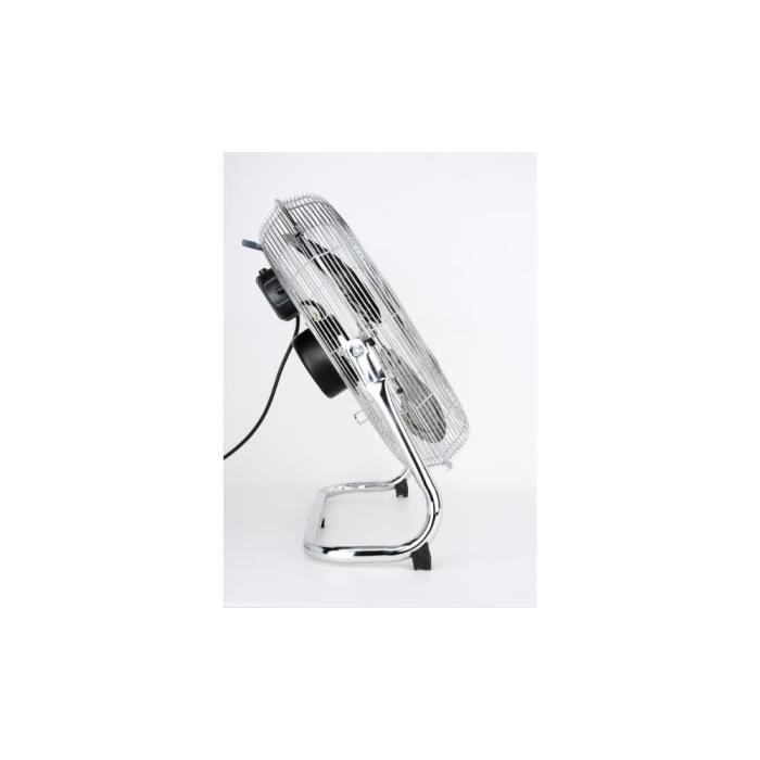 OCEANIC Industrial Floor Fan - 120 W - 3 Speeds - Ø 45 cm - Chrome