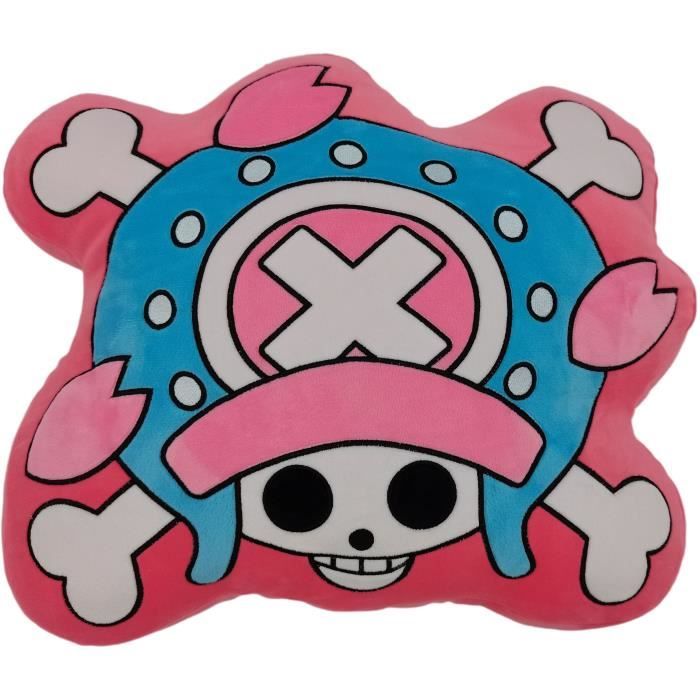 ONE PIECE 3D Cushion - Tony Chopper Logo - Microfiber - 40 cm