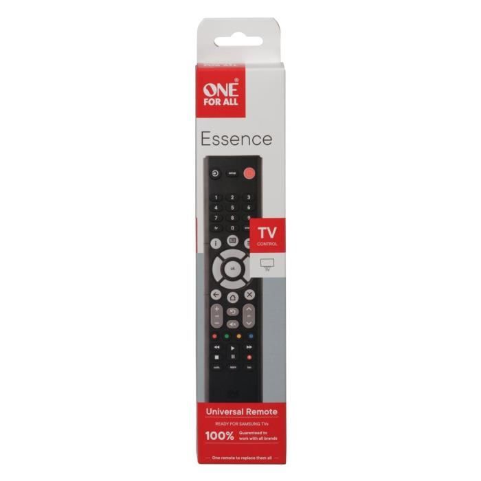 ONE FOR ALL Universal Remote Control - URC1212 - Essence Basic TV