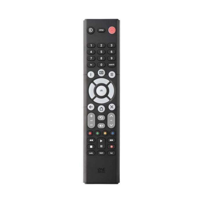 ONE FOR ALL Universal Remote Control - URC1212 - Essence Basic TV