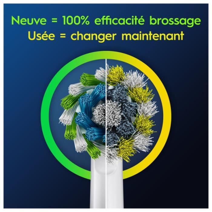 Oral-B Pro Cross Action Toothbrush Heads, Pack of 3
