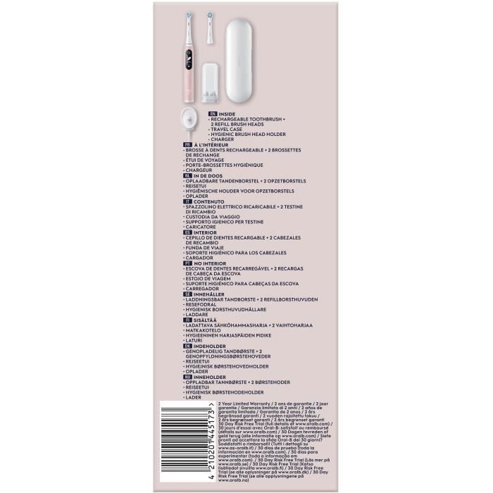 Oral-B Electric Toothbrush - iO6n Series - Pink Sand