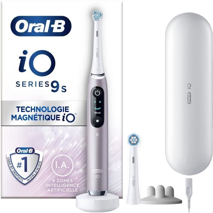 Oral-B Electric Toothbrush - iO9s Series - Rose Quartz (+1 refill)