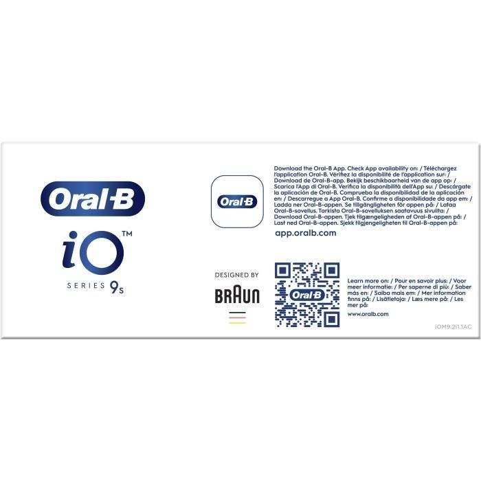Oral-B Electric Toothbrush - iO9s Series - Rose Quartz (+1 refill)