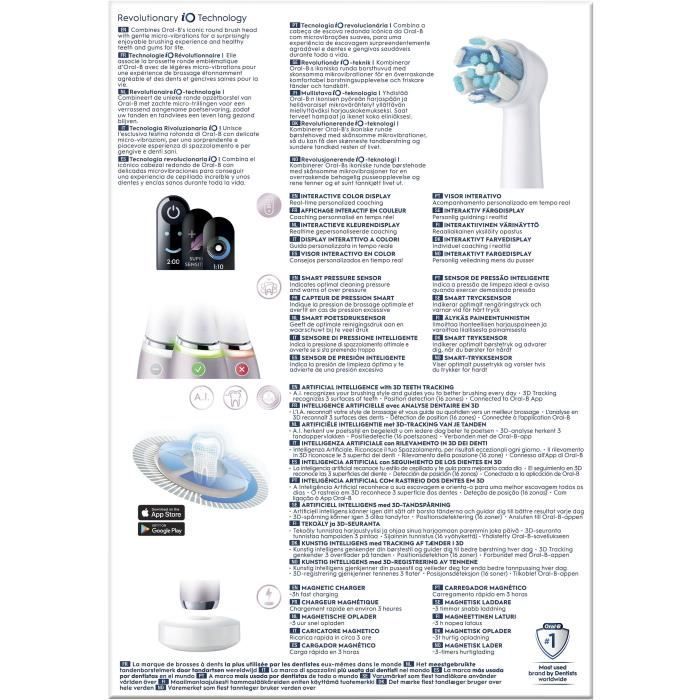 Oral-B Electric Toothbrush - iO9s Series - Rose Quartz (+1 refill)