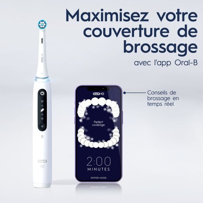 Oral-B Electric Toothbrush - iO5n Quite - White + Travel Case