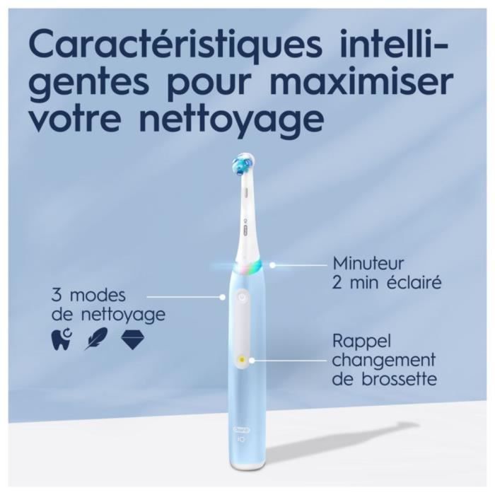 Oral-B iO 3S Electric Toothbrush Blue, 1 Brush Head