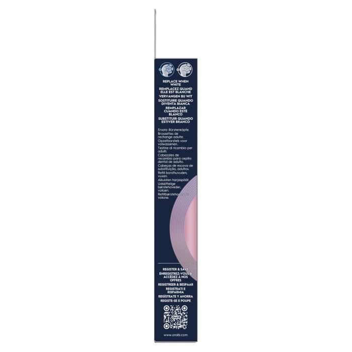 ORAL-B iO Gentle Care Toothbrush Refills, Pack of 4, White