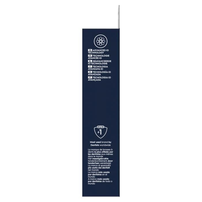 Brossette ORAL-B - iO refills Ultimate Clean - Pack de 8 - Noir