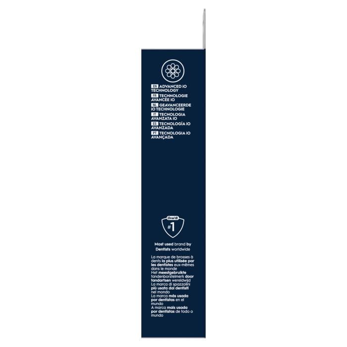 Brossettes - ORAL-B - iO refills Gentle Care - Pack de 8 - Noir