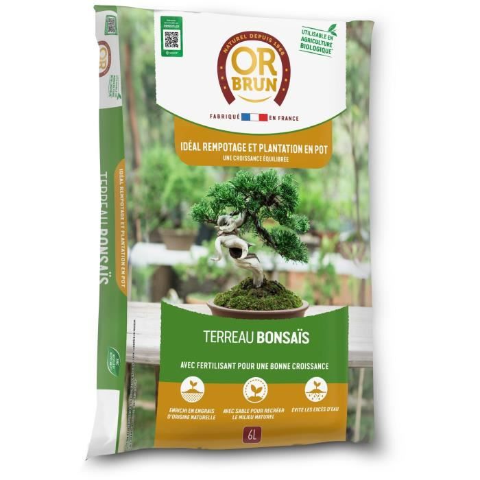 OR BRUN Bonsai Soil - OBRTBON6U - 6 L