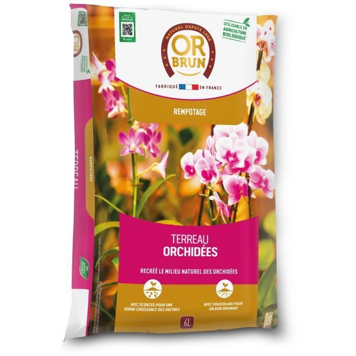 OR BRUN Orchid Potting Soil - OBRTORC6U - 6 L