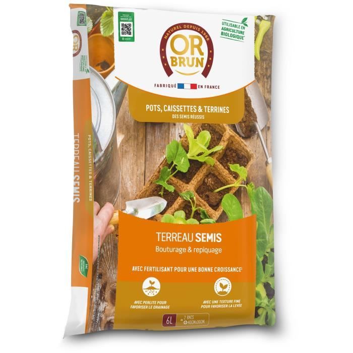 OR BRUN Seedling Soil - OBRTSEM6U - 6 L