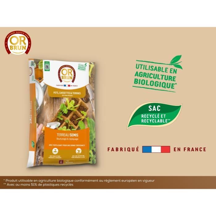 OR BRUN Seedling Soil - OBRTSEM6U - 6 L