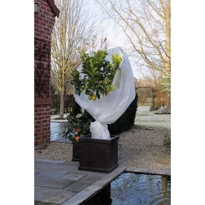NATURE Winter Fleece Blanket - 30 g/m² - 2 x 10 m - White