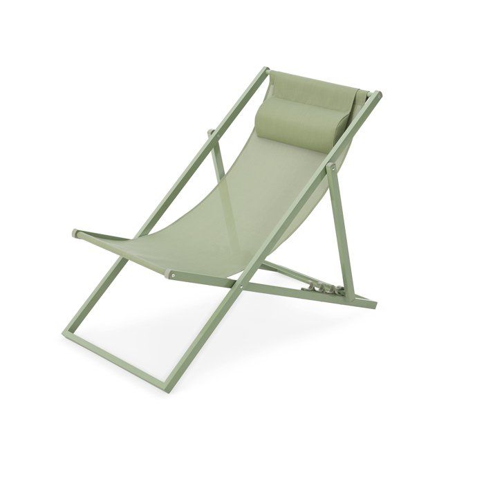 Chilienne PAROS - Structure en acier - L 63 x P 104 x H 97 cm - Vert kaki