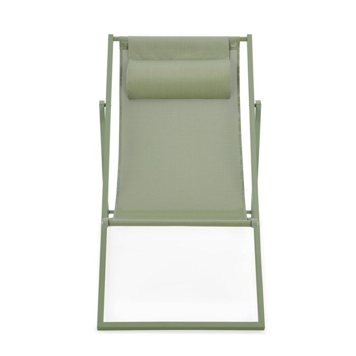 Chilienne PAROS - Structure en acier - L 63 x P 104 x H 97 cm - Vert kaki