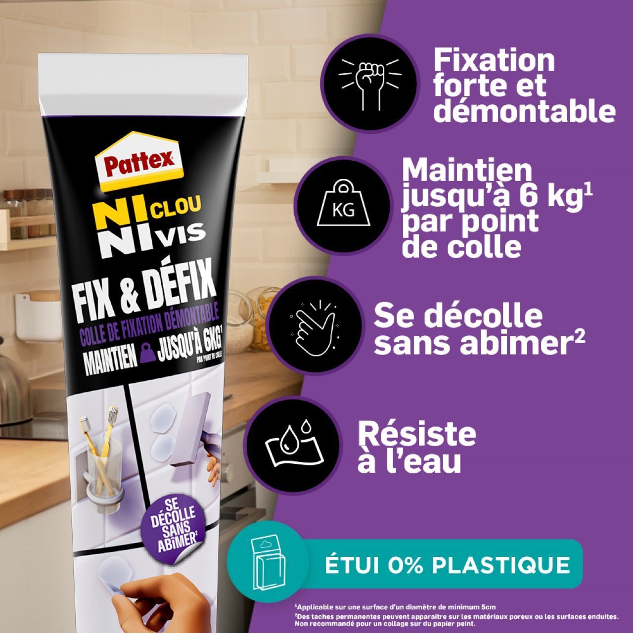 PATTEX Fixing Adhesive - No Nails - Tube - 44 g