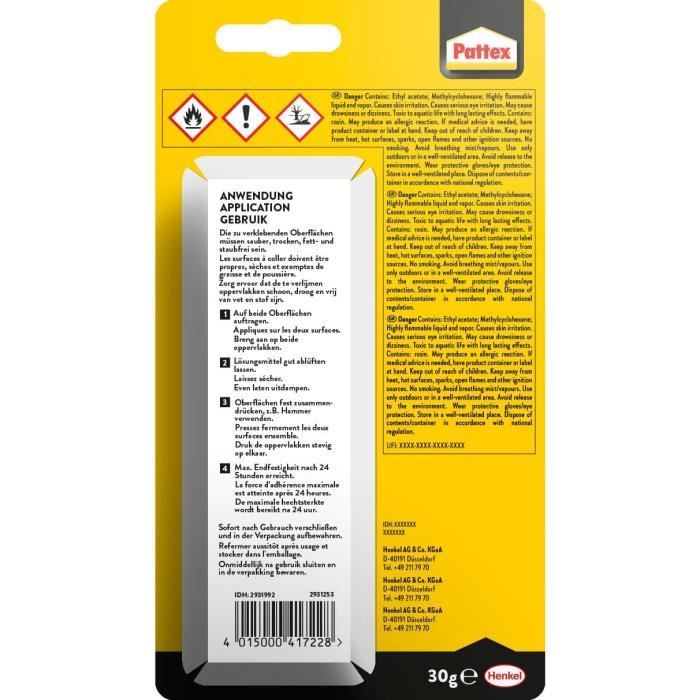 PATTEX Specialty Adhesive - Shoes - Tube - 30 g
