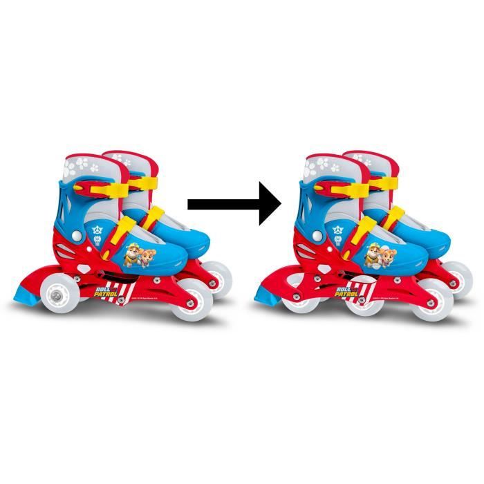 PAW PATROL Two-in-One Inline Skates - Adjustable Size 27-30 - 3 Wheels