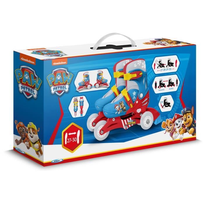 PAW PATROL Two-in-One Inline Skates - Adjustable Size 27-30 - 3 Wheels