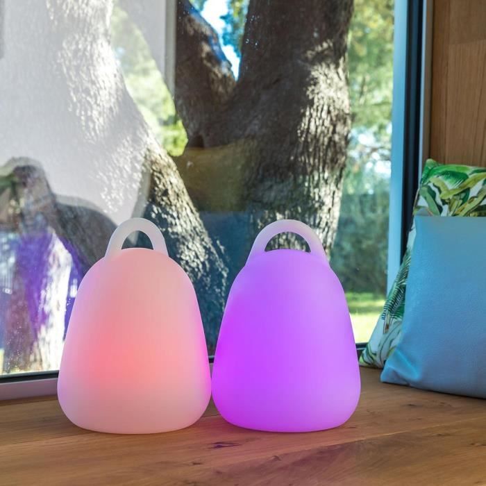 LUMISKY LIBERTY C25 Wireless LED Work Light - Waterproof and Floating - H 24 cm - White and Multicolor